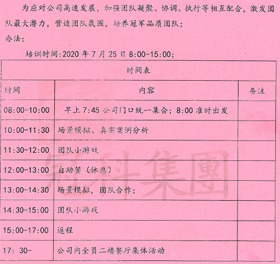 冠科團(tuán)建2020年7月